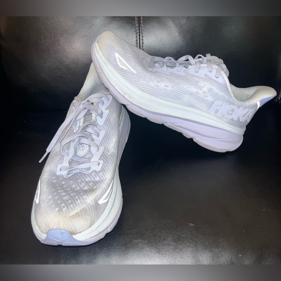 Hoka One One Shoes - Hoka One One Clifton 9 Nimbus Ice Running Shoes Women's Size 10B